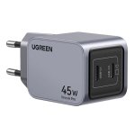Chargeur Ugreen Nexode Pro 45W 2x USB-C Gris
