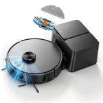 Saugroboter mit Wischfunktion Teendow 6000Pa 5100mAh Mit Absaugstation Navigation LDS Wifi
