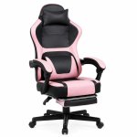 Cadeira Gaming Rolipo W3490-6073-BP Reposapies Extensivel