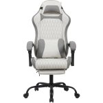 Chaise Gaming Rolipo W3490-6072-WG Reposapies Cuir Proteine Respirant