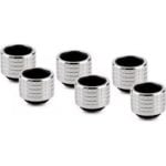 Refrigeración líquida Thermal Grizzly DeltaMate Fitting HT16 Gloss Nickel 6-Pack