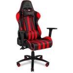 Silla Gaming Yenkee YGC 100RD Cuero PU Rojo Negro Reposabrazos 3D