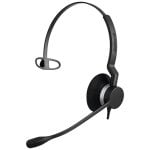 Auricolari Jabra Biz 2300 con cavo USB-C, cancellazione rumore, microfono, uso ufficio, nero