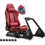 Cockpit de Simulação GTPLAYER com Colunas e Suporte Ajustável