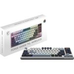 Clavier MSI Forge GK600 TKL Wireless AZERTY Cherry MX Red RGB Bluetooth Hot-swap