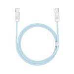 Cabo Baseus Dynamic USB-C 2m 100W Azul Potente e Fiável