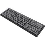 Teclado Mobility Lab Green-e sem fios 105 teclas Azerty ecológico preto
