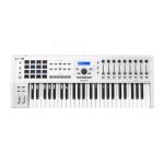 Teclado Arturia Keylab 49 MkII USB com botões, alavancas e rotativos