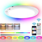 Plafonnier OVO T128 Batterie 10000 mAh LED RGB IP44