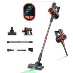 Aspirateur sans Fil JIGOO C200 350W 23KPa 40 min Tube Télescopique LED Gris
