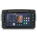 Autorádio JUNSUN 7'' Android 15 CarPlay GPS WiFi Mercedes CLK W209