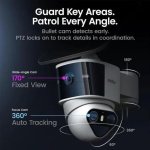 Videocamere di sorveglianza AOSU C9P21 T2 Pro 3K Esterna Audio Bidirezionale Pannello Solare