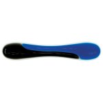 Reposamuñecas Kensington Duo gel teclado, negro/azul