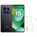 Xiaomi REDMI Note 15 4G 6GB 128GB 6.77" Negro Incluye Cargador 33W