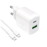 Caricatore PURO 20W 4 porte USB cavo incluso