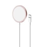 Puro CUSBCMAG1ROSE Cargador Inalámbrico USB-C MagSafe Rosa 15W