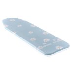 Abdeckhaube fuer Bugelbrett Leifheit 76180 Baumwolle Hellblau Florales Muster