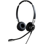 Auriculares Jabra Biz 2400 II con cable QD, cancelación de ruido y micrófono articulado