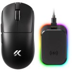Ratón MCHOSE A7 V2 Ultra Plus Wireless 42000 DPI Negro Dock Magnético