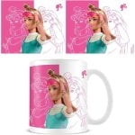 Taza Barbie Gafas De Sol Cerámica 320 Mls