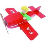 Hucha Principito Avión Rojo 27 Cms