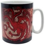 Taza Game Of Thrones Targaryen Fire And Blood Cerámica 460 Mls