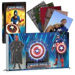 Display 3d Capitán América (1990) Expositor Steelbook Versión 4 + Blu Ray
