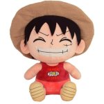 Peluche Monkey D. Luffy One Piece Con Camiseta Tirantes Tamago Jiken 26 Cms