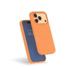 Funda para móvil Force Case Silicone Líquida Mate Laranja com MagSafe para iPhone 17 Pro