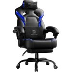 Chaise GTPLAYER Gaming Ergonomique Repose-Pieds et Support Lombaire