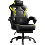 Chaise Gaming GTPLAYER ACE-ARMOR avec Repose-pieds et Support Lombaire