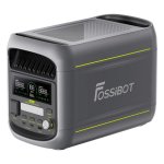 Estación de energía Fossibot F1800 1024Wh 5 puertos USB y AC Batería Li-ion Pantalla LCD Cargador solar