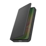 Capa para Telemóvel Avizar Folio Pele Sintética Preta com Porta Cartões para Galaxy A56/A36