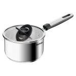 Cacerola Tefal Emotion+ Acero inoxidable 16 cm con tapa de vidrio
