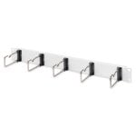 Panel de organización de cables Digitus con 5 estribos de acero 19" 1U
