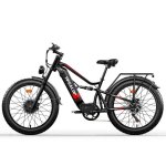 Bicicleta Eléctrica Tifgalop Doble Motor 52V 21Ah Neumáticos Fat 26"
