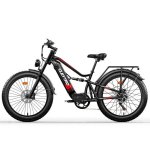 Bicicleta Eléctrica Cleytro 750W 48V 18Ah 26" Fat Bike Doble Suspensión