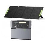 Générateur Solaire Lionshee 400W Pliable 2500W Inverseur Batterie 1024Wh IP67