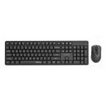 Teclado Gembird KBS-WMS-01 membrana completo con ratón inalámbrico US International