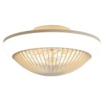 Deckenventilator mit Licht Welltin EU-KBS-W15K001-WH 38cm LED RGB DC Motor Leise Reversibel App Fernbedienung