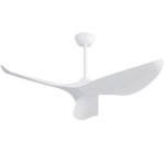 Ventilatore da Soffitto Welltin EU-KBS-38K009-WH-DC-WD-WH 96cm Motore DC Silenzioso 6 Velocità Telecomando