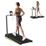 Tapis roulant Welltin A90-394V90BK pieghevole 2 in 1 inclinazione 10% 6 km/h