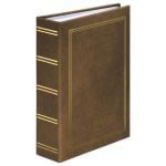 Album photo Hama London marron 100 feuilles couverture rigide 9 x 13 cm