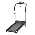 Cinta de correr eléctrica Welltin plegable 1.25 HP pantalla LCD ruedas