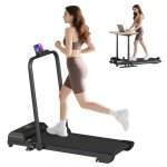 Cinta de correr Welltin A90 plegable 2 en 1 LED 2,5 HP