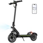 Patinete elétrico Todimart D6 500W Autonomia 50km Pneus 10'' Freios Disco Suspensão