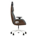 Silla gaming Thermaltake ARGENT E700 Aluminio Cuero Reposabrazos 4D