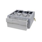 Cajón de almacenamiento Ergotron 97-992 gris/blanco para carritos informáticos 1 kg