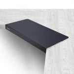 Plateau d extension en L StarTech.com Acier Noir 635x332 mm