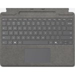 Clavier Microsoft Surface Pro Signature magnétique avec rangement stylet Platine